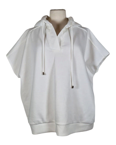 Kurzarm Hoodie Shirt Kolibri Ulm White Einheitsgröße 