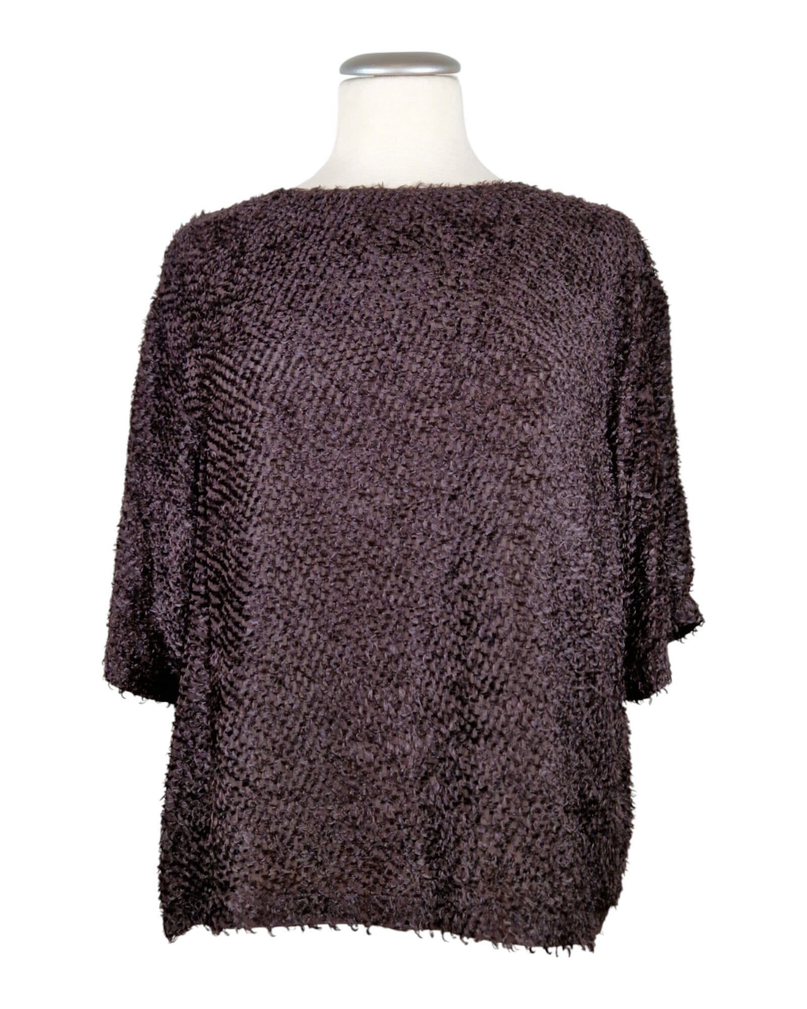 Kurzarm Pullover Pullover No Man's Land 6679 Dark Espresso 36 
