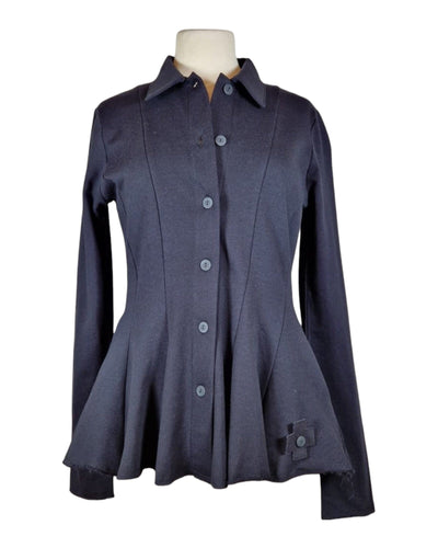 La Belle Sweat Sweatjacke Plü Black S 