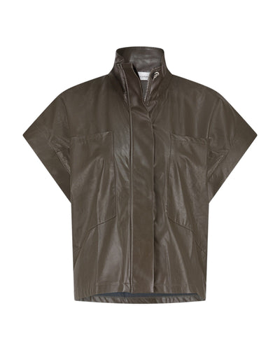 Leather Bluse Weste Jane Lushka 
