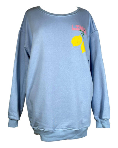 Lemon Sweat Sweatshirt Kolibri Ulm Hellblau Einheitsgröße 