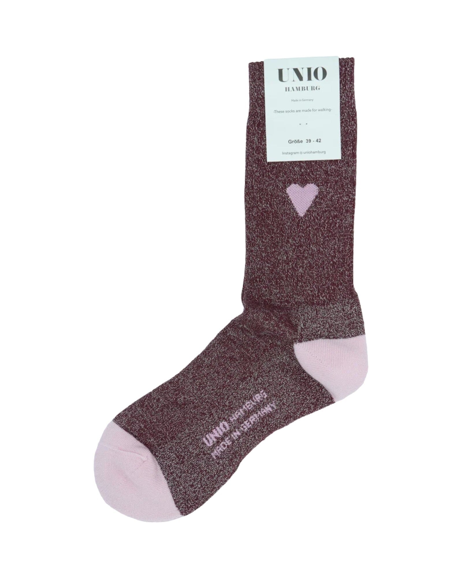 Love Socken UNIO 09 Bordeux Rose 36-38 