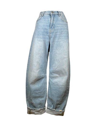 Luisenpark Ballon Jeanshose Goldgarn Denim 
