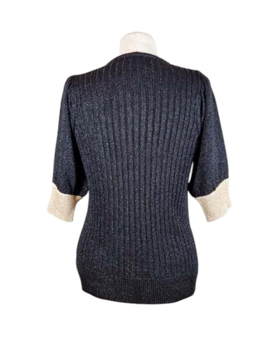 Lurexpulli Kurzarm Minerva Pullover Grace 