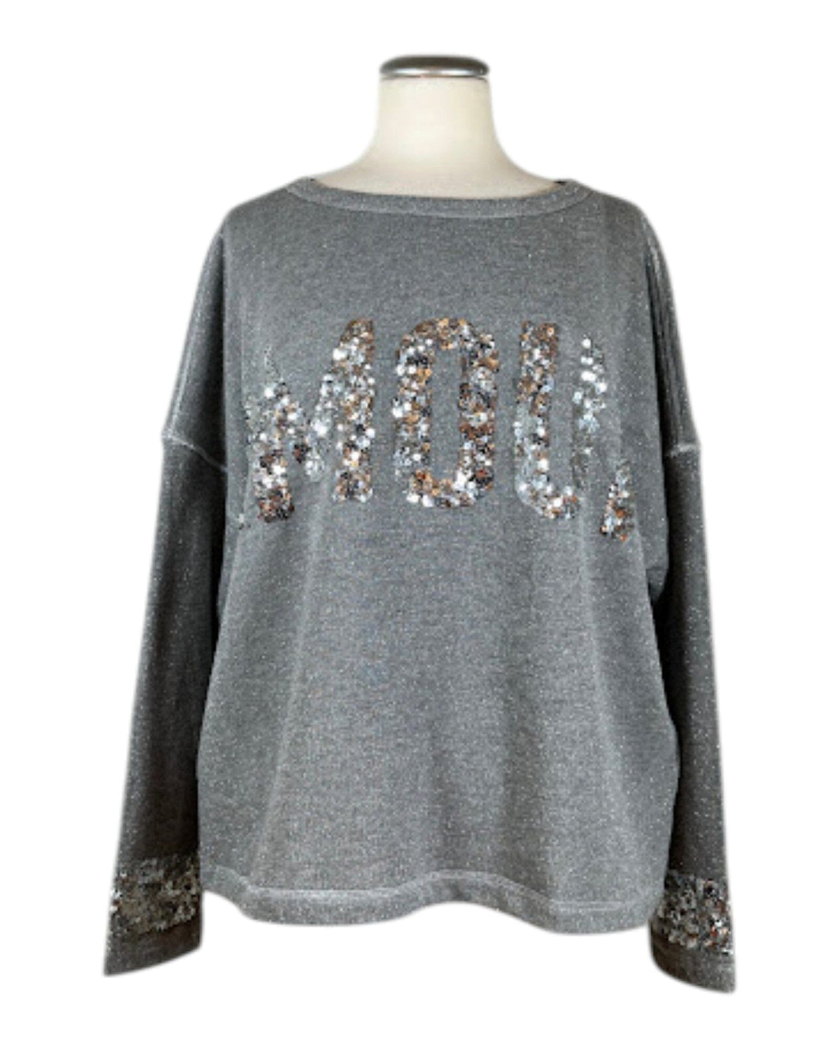 Lurexsweat AMOUR Sweatshirt Grace 212 Grey S 
