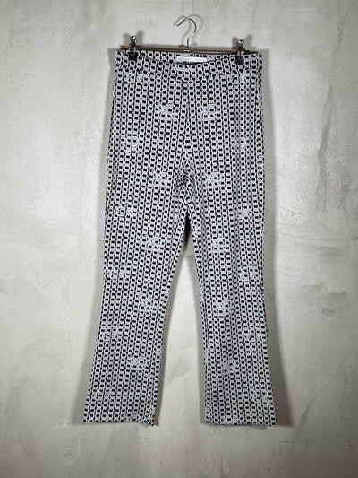 Macy 7/8 Chain Jaquard Hose Raffaello Rossi 099 Schwarz gemustert 34 