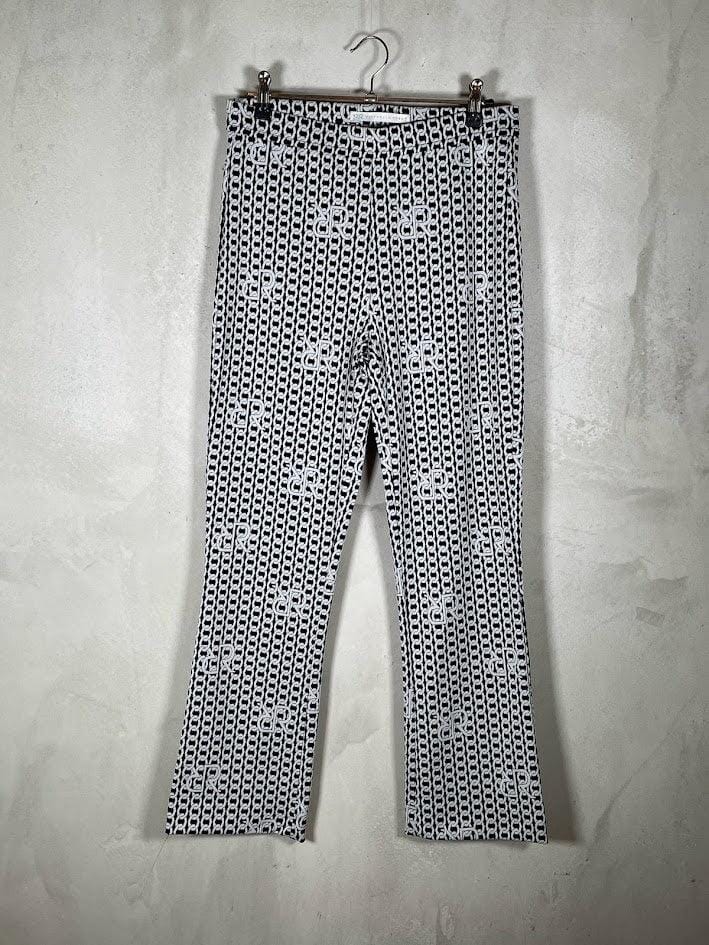 Macy 7/8 Chain Jaquard Hose Raffaello Rossi 099 Schwarz gemustert 34 