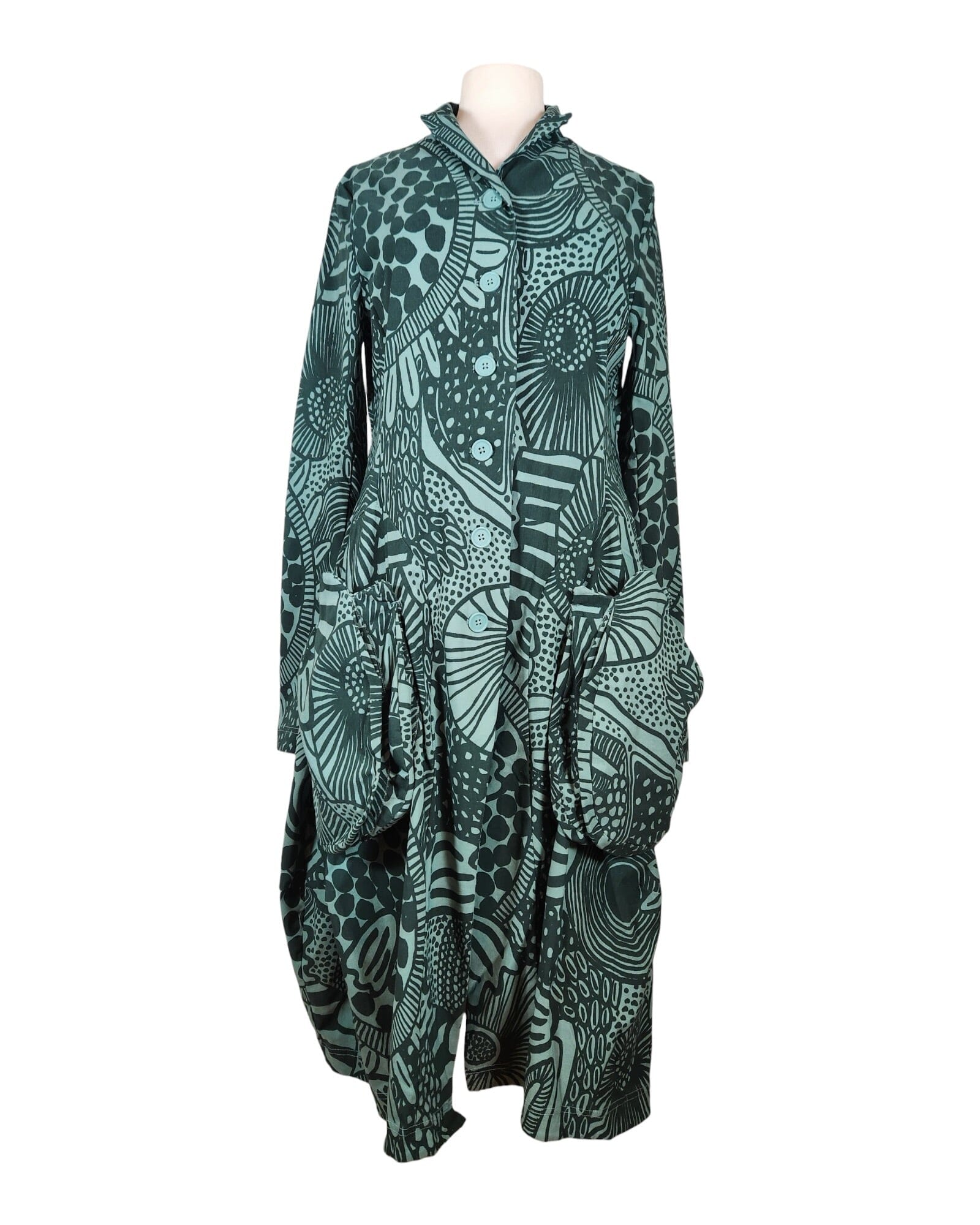 Mantel Mantel Rundholz Black Label 421 Tree Print S 