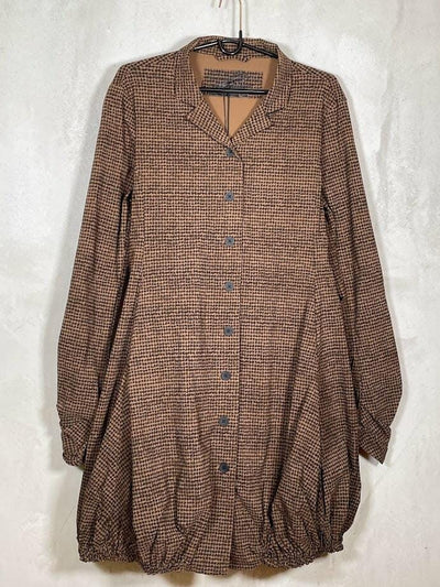 Mantel Mantel Rundholz Black Label 771 Bronze Print S 