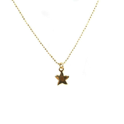 Maya Kette inrosa Gold Kette 40 – 42,5 cm, Stern 0,9 cm 