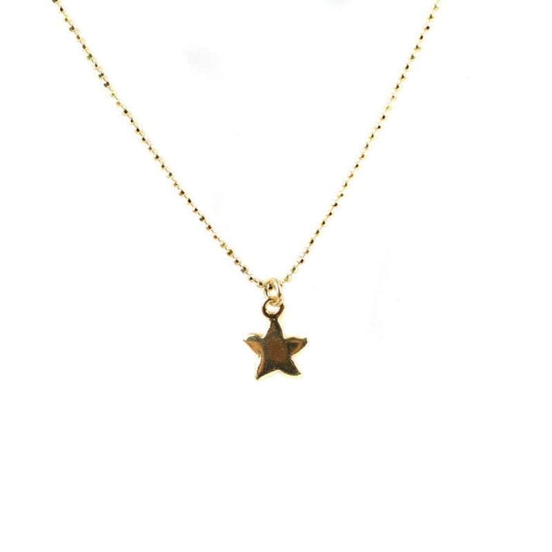 Maya Kette inrosa Gold Kette 40 – 42,5 cm, Stern 0,9 cm 