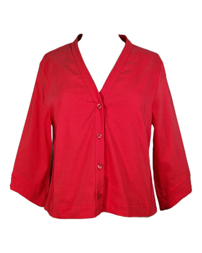 Mybeno Blusenjacke Blusenjacke Fox's S35 Red Currant 36 