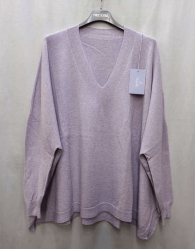 Nahtloser Feinstrickpullover