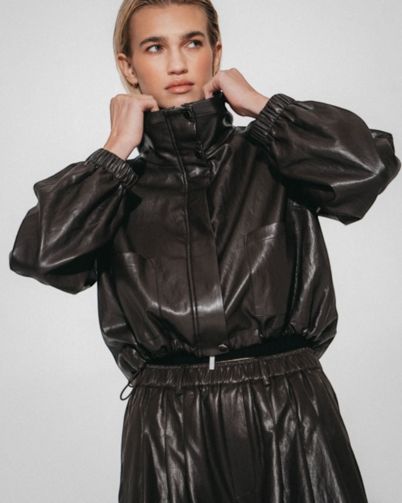 Nerina Bomber Jacket Jacke Jane Lushka 3 Dark Brown S 