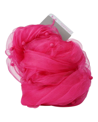 Organza Seidenschal Seidentuch Ahmaddy 15 Pink 80x180cm 
