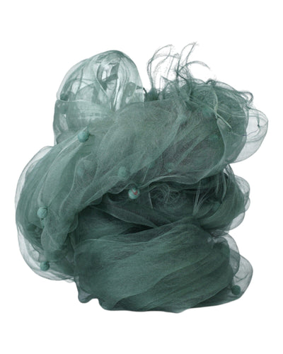 Organza Seidenschal Seidentuch Ahmaddy 17 Mintgreen 80x180cm 