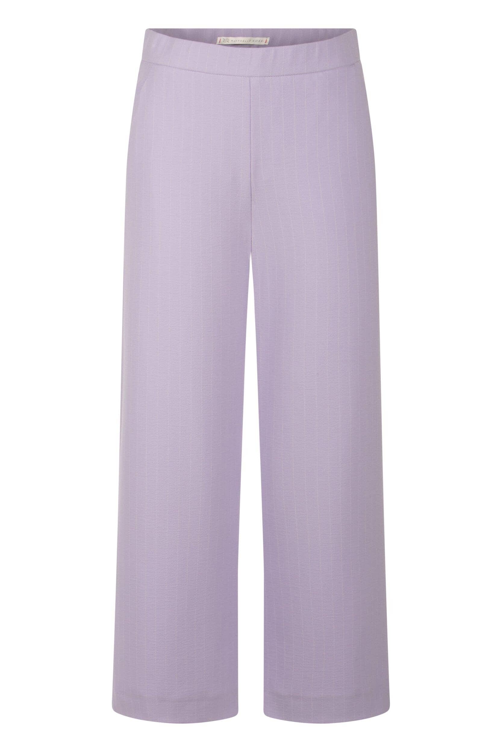 Paline 6/8 Pin-Stripe Crepe Hose Raffaello Rossi 044 Lila gemustert 34 