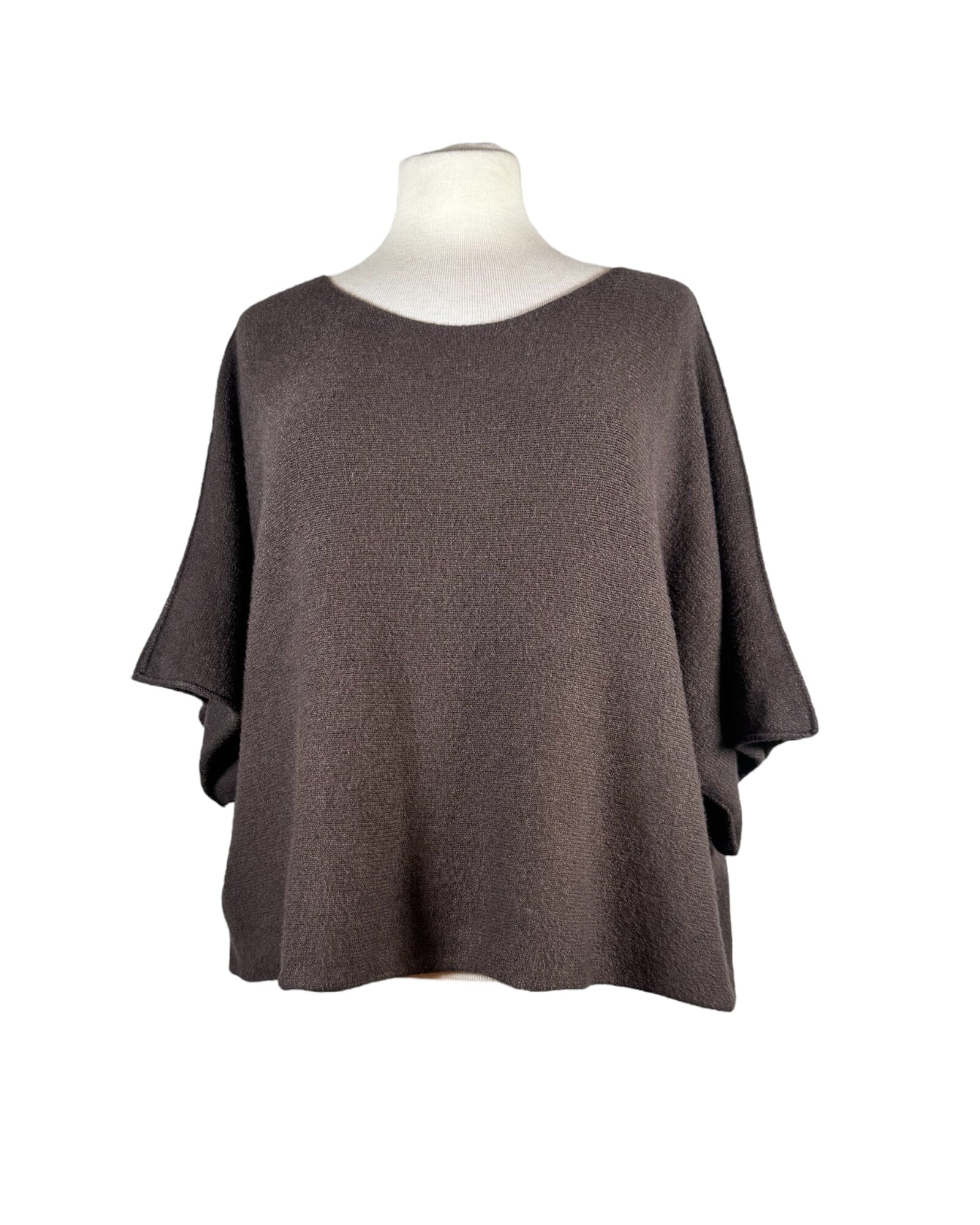 Poncho Pullover Pullover Kolibri Ulm Braun Einheitsgröße 