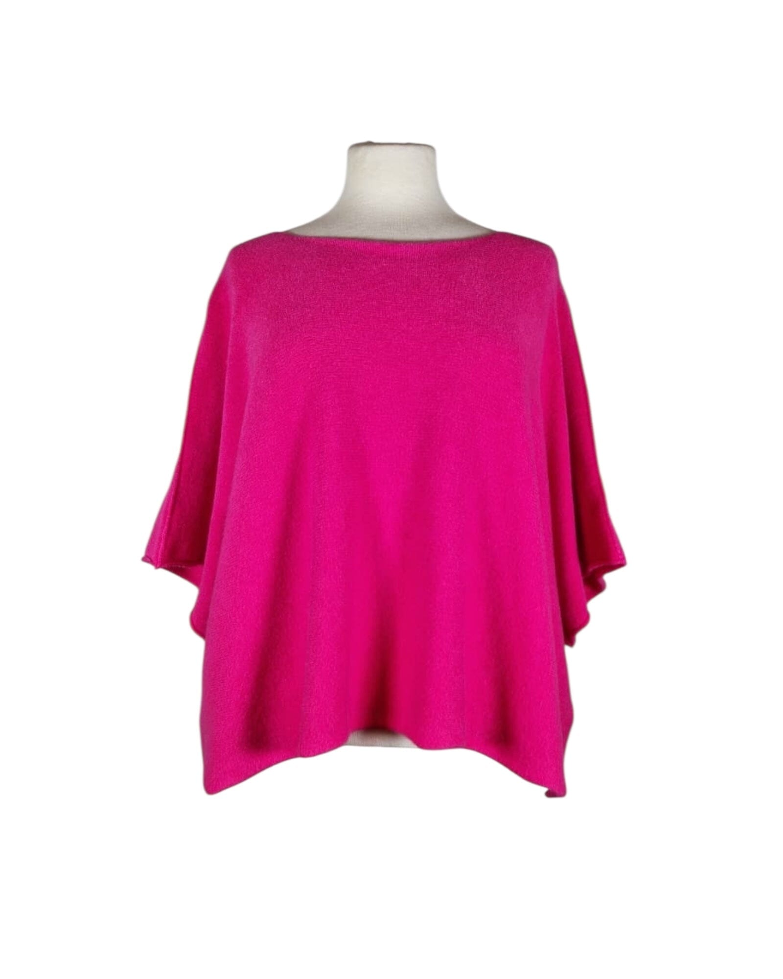 Poncho Pullover Pullover Kolibri Ulm Fuchsia Einheitsgröße 