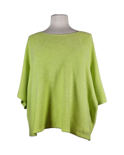 Poncho Pullover Pullover Kolibri Ulm Limettengrün Einheitsgröße 