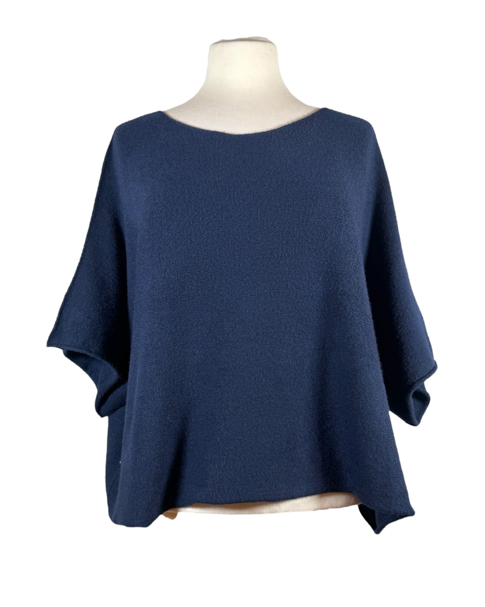 Poncho Pullover Pullover Kolibri Ulm Marine Einheitsgröße 