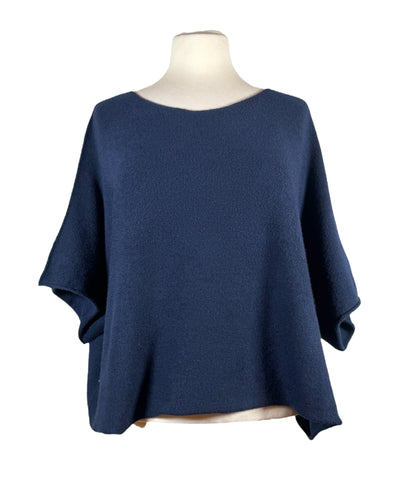 Poncho Pullover Pullover Kolibri Ulm Marine Einheitsgröße 