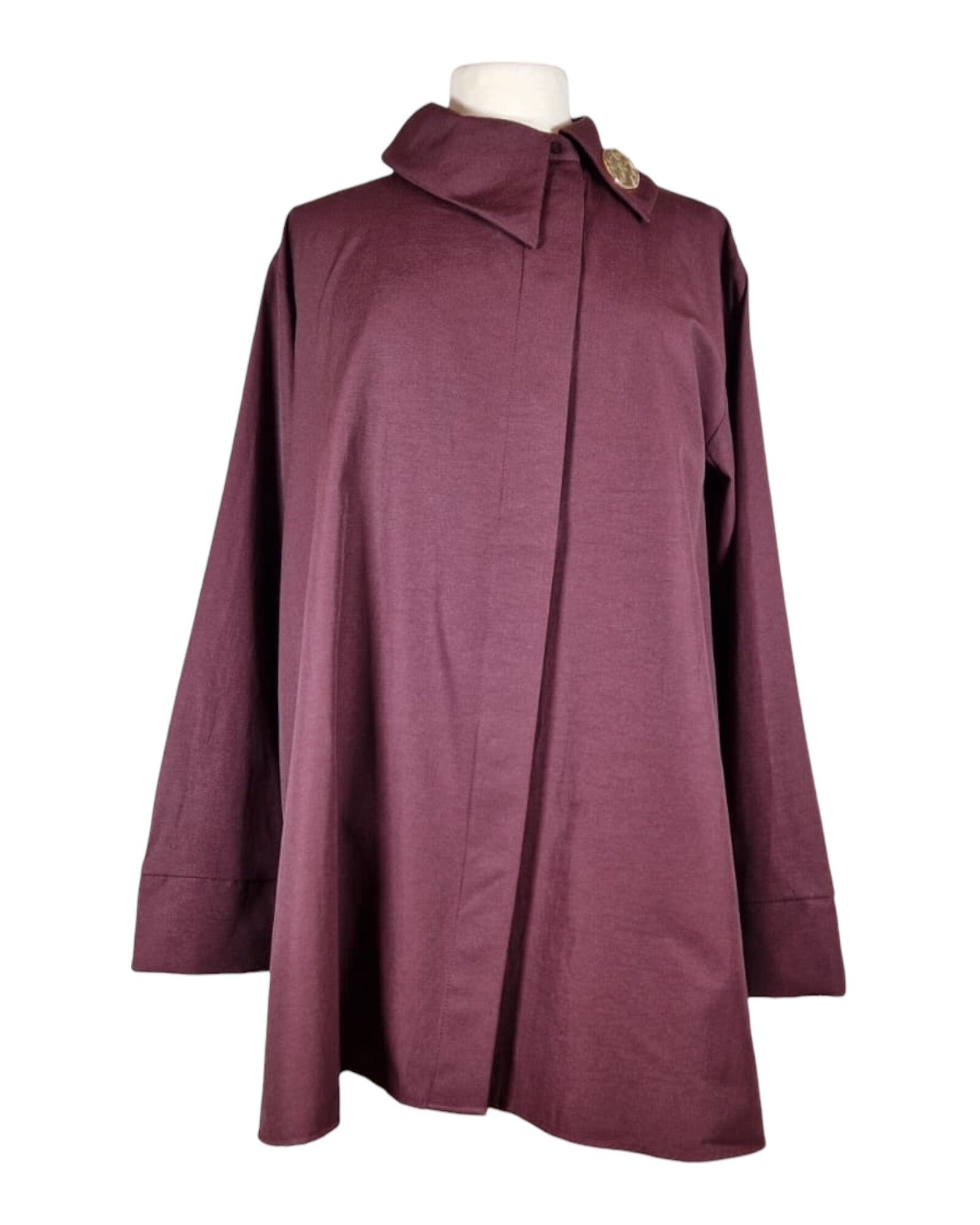 Poplin Bluse Bluse Kolibri Ulm Burgundy M 