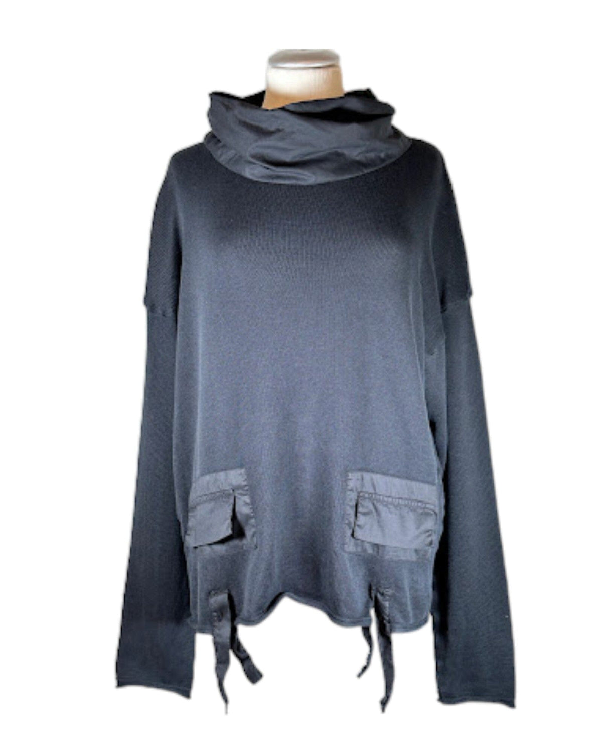 Pulli mit Kragen Pullover Elli 90 Black 1 