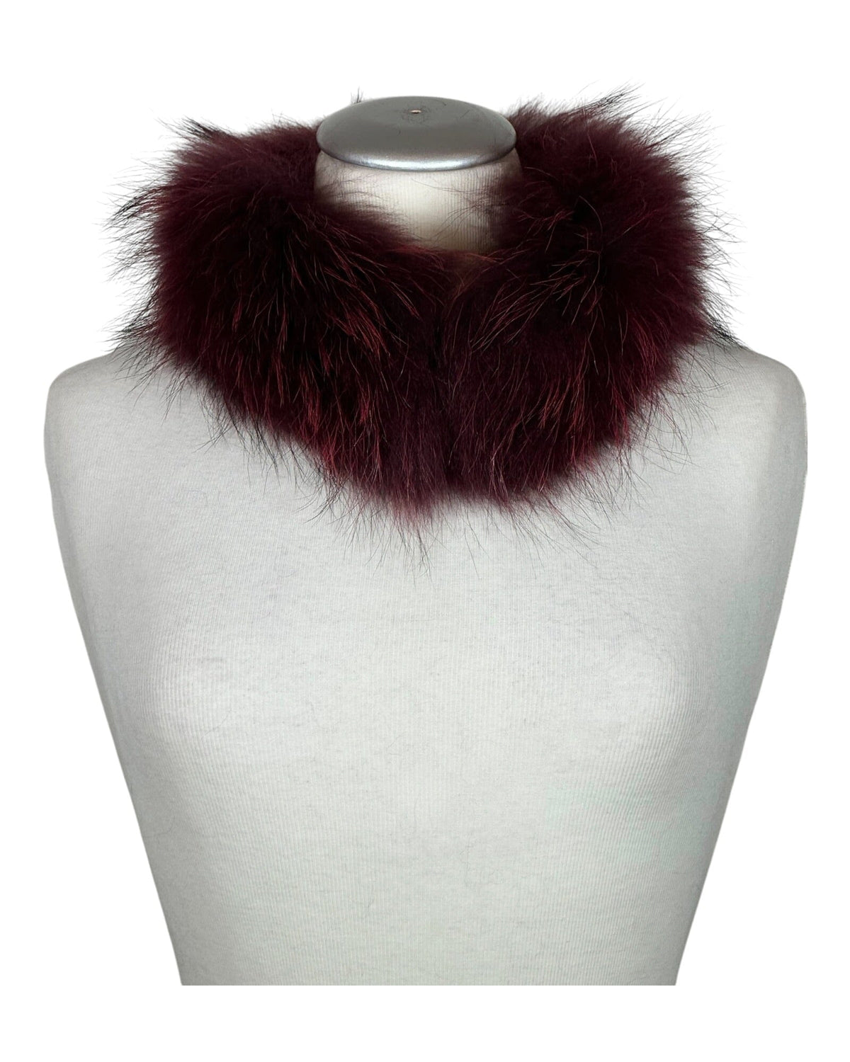 Raccoon Collar Fellkragen Funk 688 Radicchio 47 x 3,5 cm 