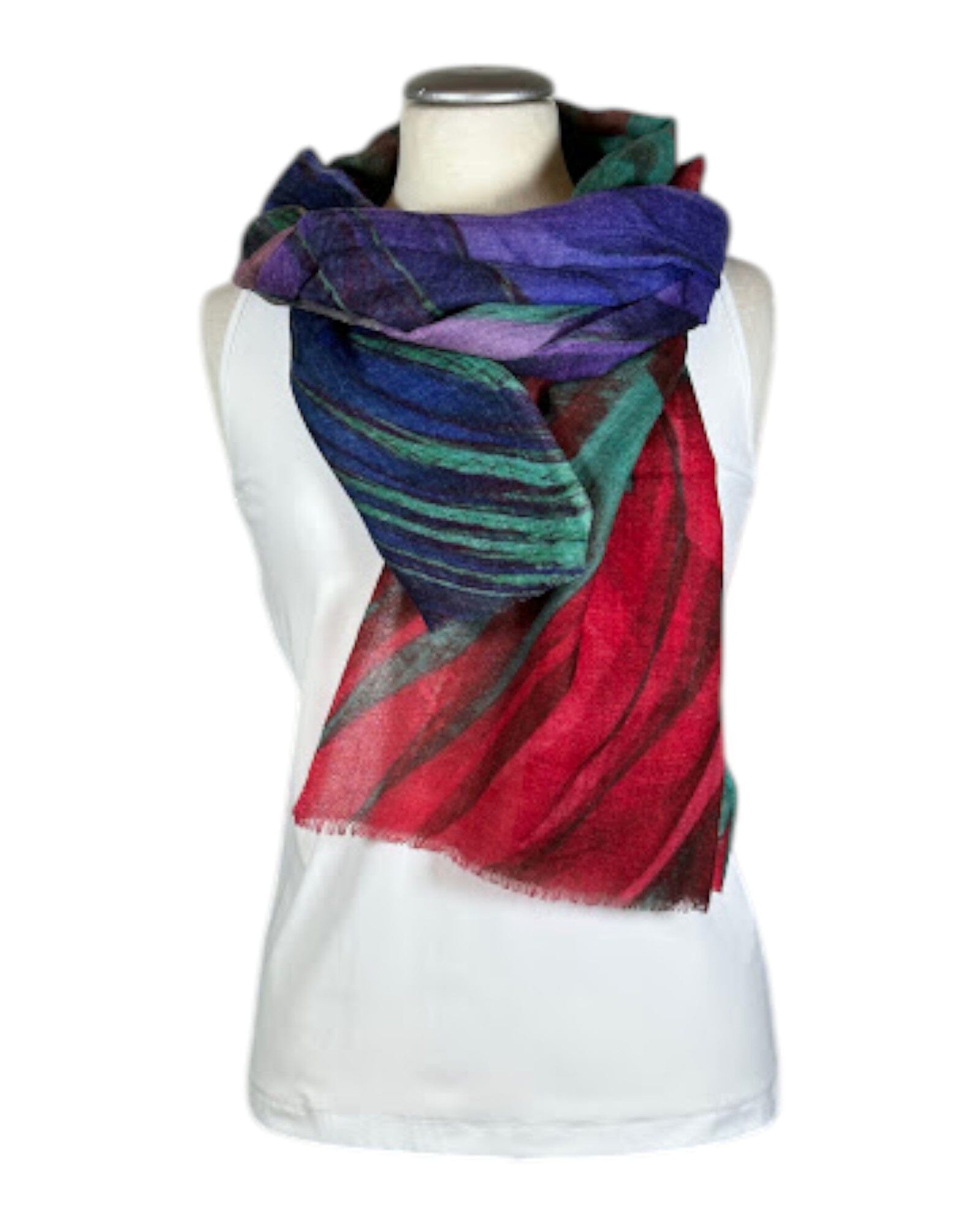 Ramona Schal Salto Red 50x180cm 