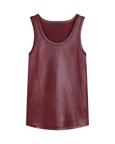 Rib Tanktop Top Summum Woman 558 Merlot S 