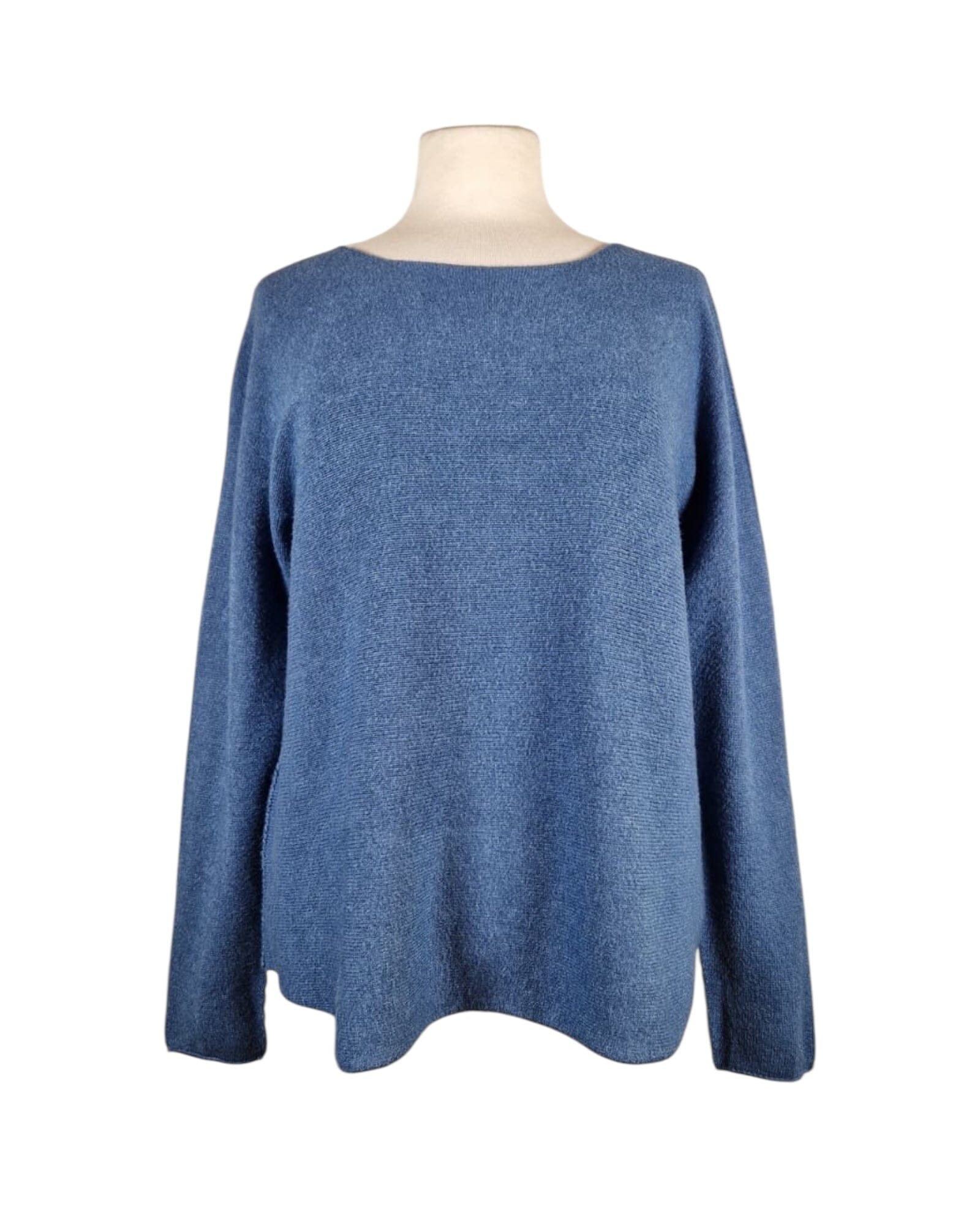 Rundhals Pullover Pullover Kolibri Ulm Blau Einheitsgröße 