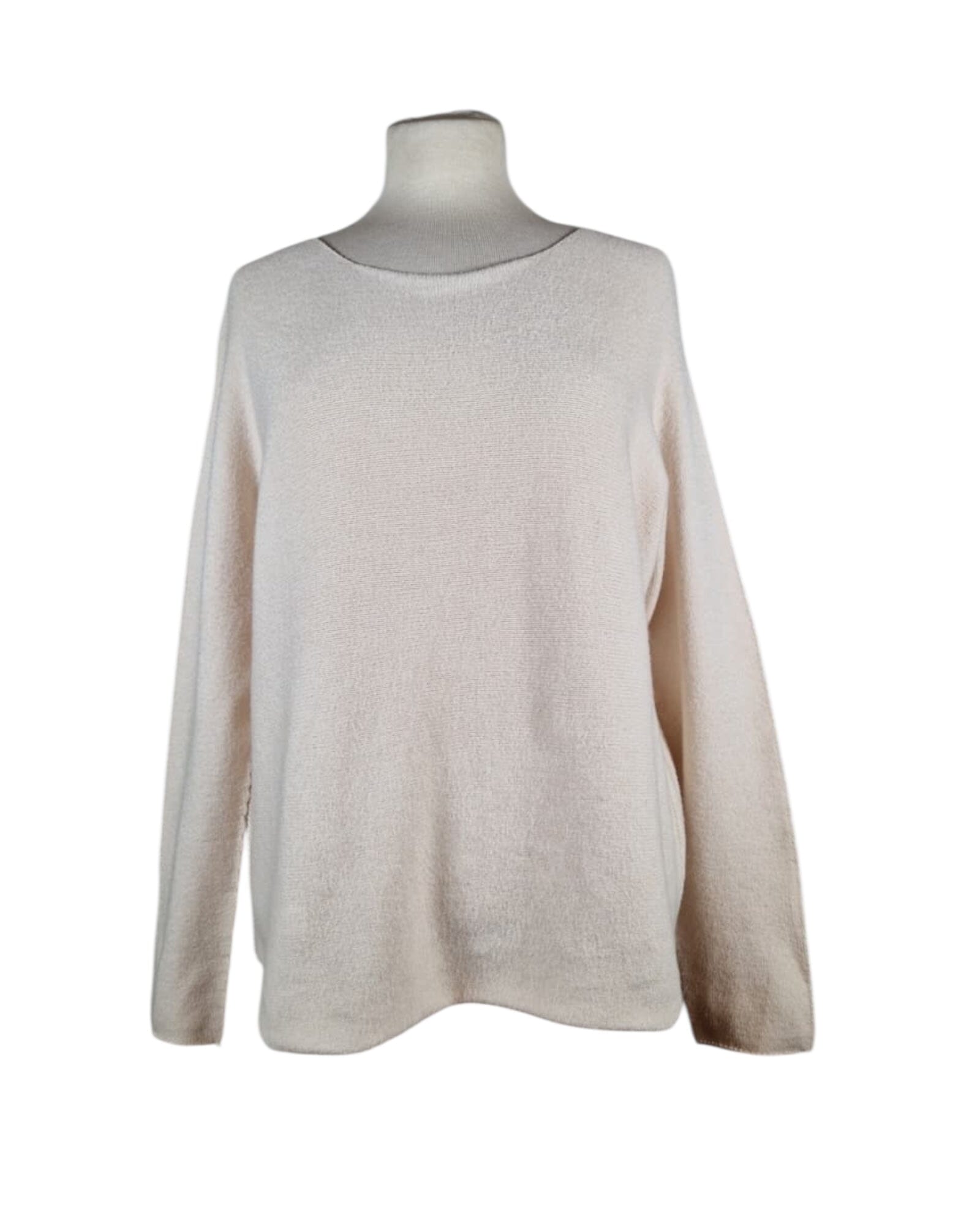 Rundhals Pullover Pullover Kolibri Ulm Creme Einheitsgröße 