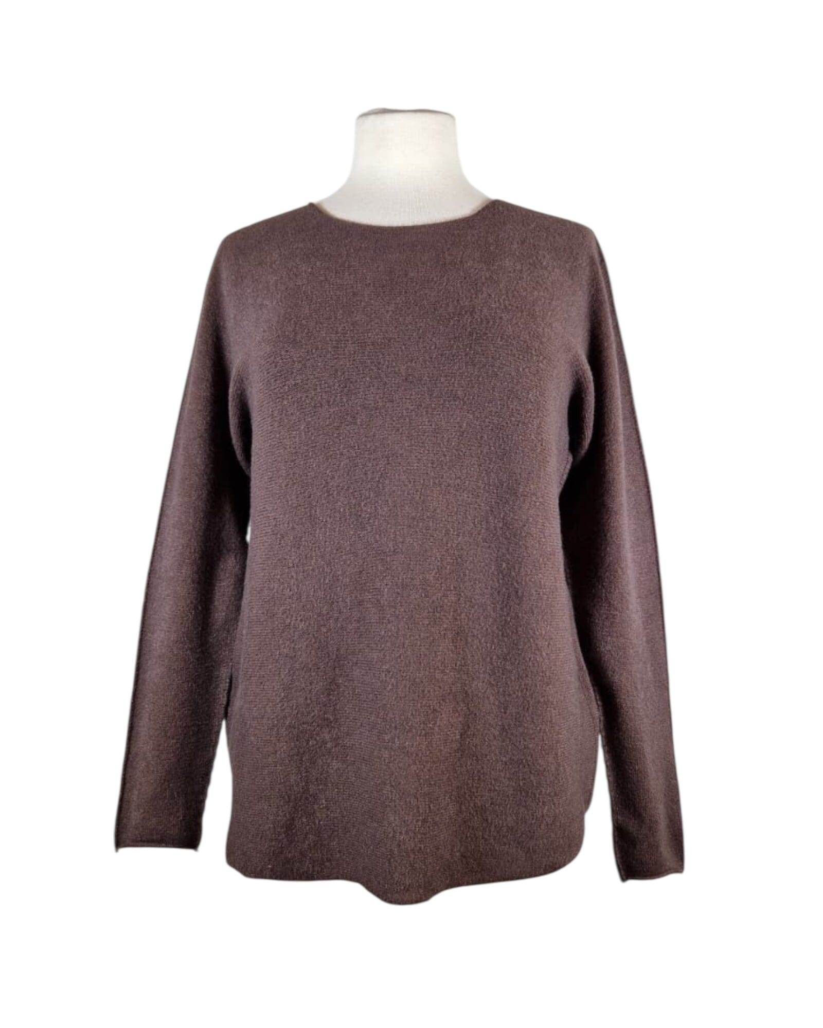 Rundhals Pullover Pullover Kolibri Ulm Dunkelbraun Einheitsgröße 