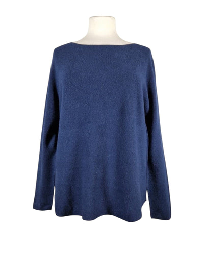 Rundhals Pullover Pullover Kolibri Ulm Marine Einheitsgröße 