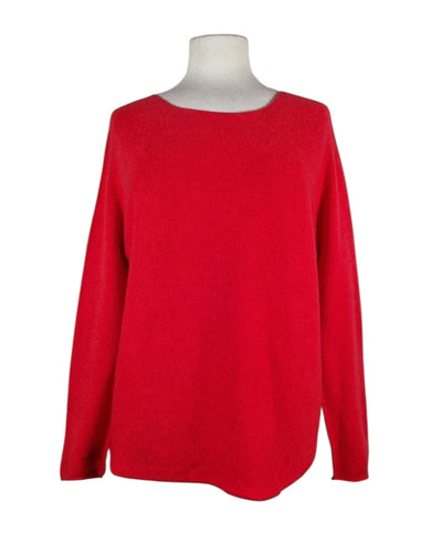 Rundhals Pullover Pullover Kolibri Ulm Rot Einheitsgröße 