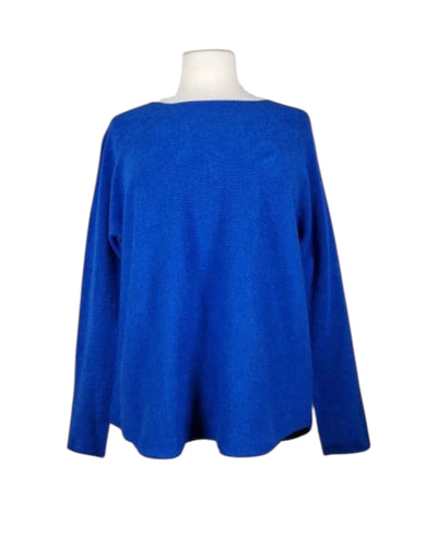 Rundhals Pullover Pullover Kolibri Ulm Royal Blau Einheitsgröße 