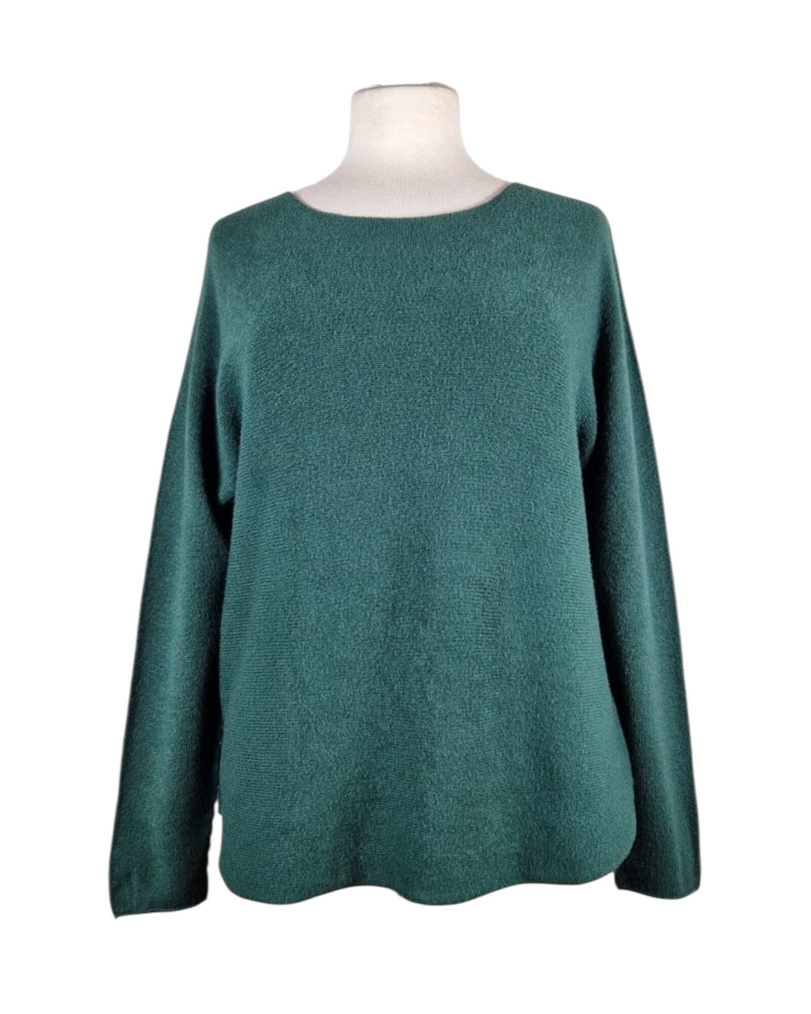 Rundhals Pullover Pullover Kolibri Ulm Waldgrün Einheitsgröße 