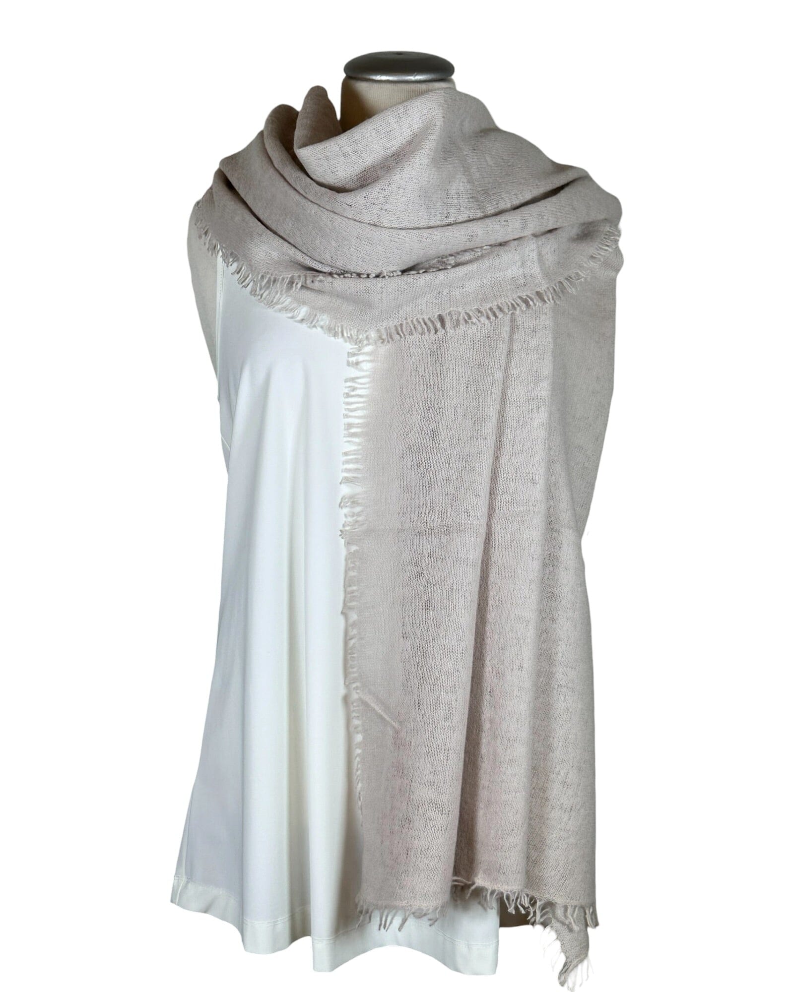 Salted Kaschmirschal Mala Alisha Fog 80x190 cm 