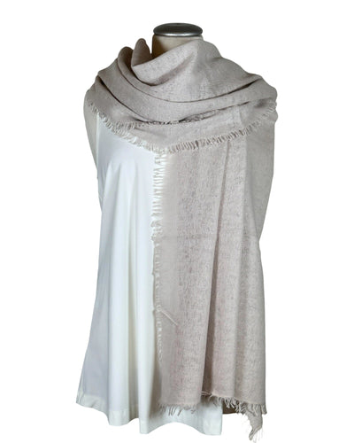 Salted Kaschmirschal Mala Alisha Fog 80x190 cm 