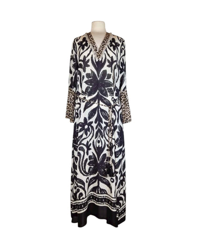Satinkleid Black&White Kleid Grace 