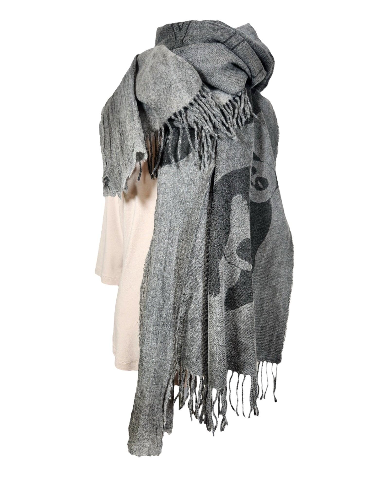 Schal Schal Rundholz Black Label 431 Jungle Print 100x190 cm 