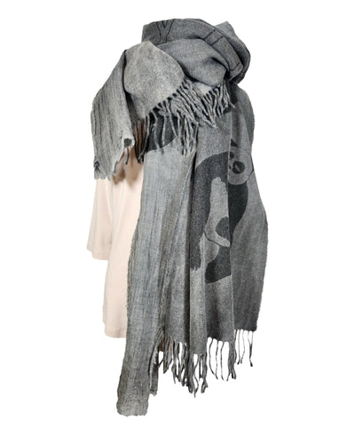 Schal Schal Rundholz Black Label 431 Jungle Print 100x190 cm 
