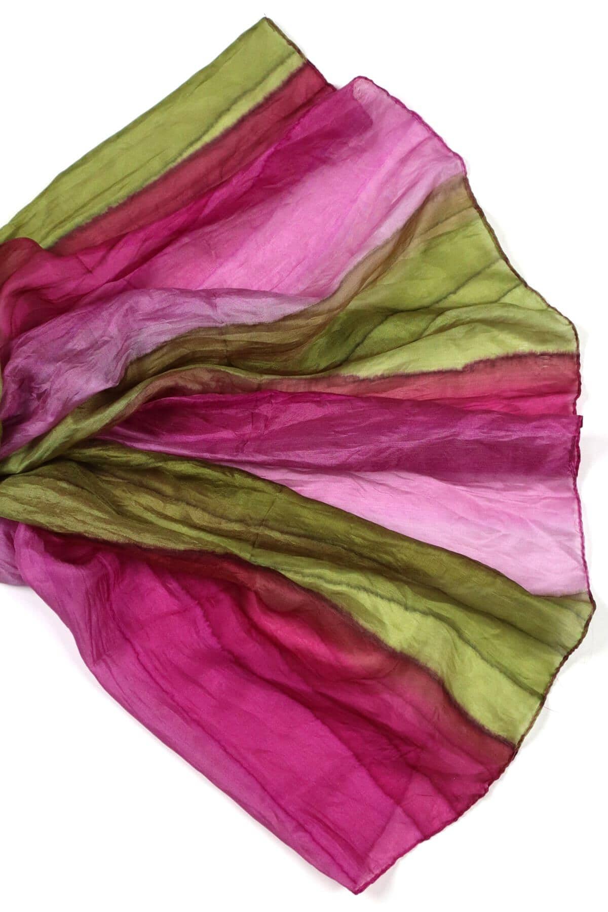 Schal Seidentuch Salto 159GrünLila 100x180cm 