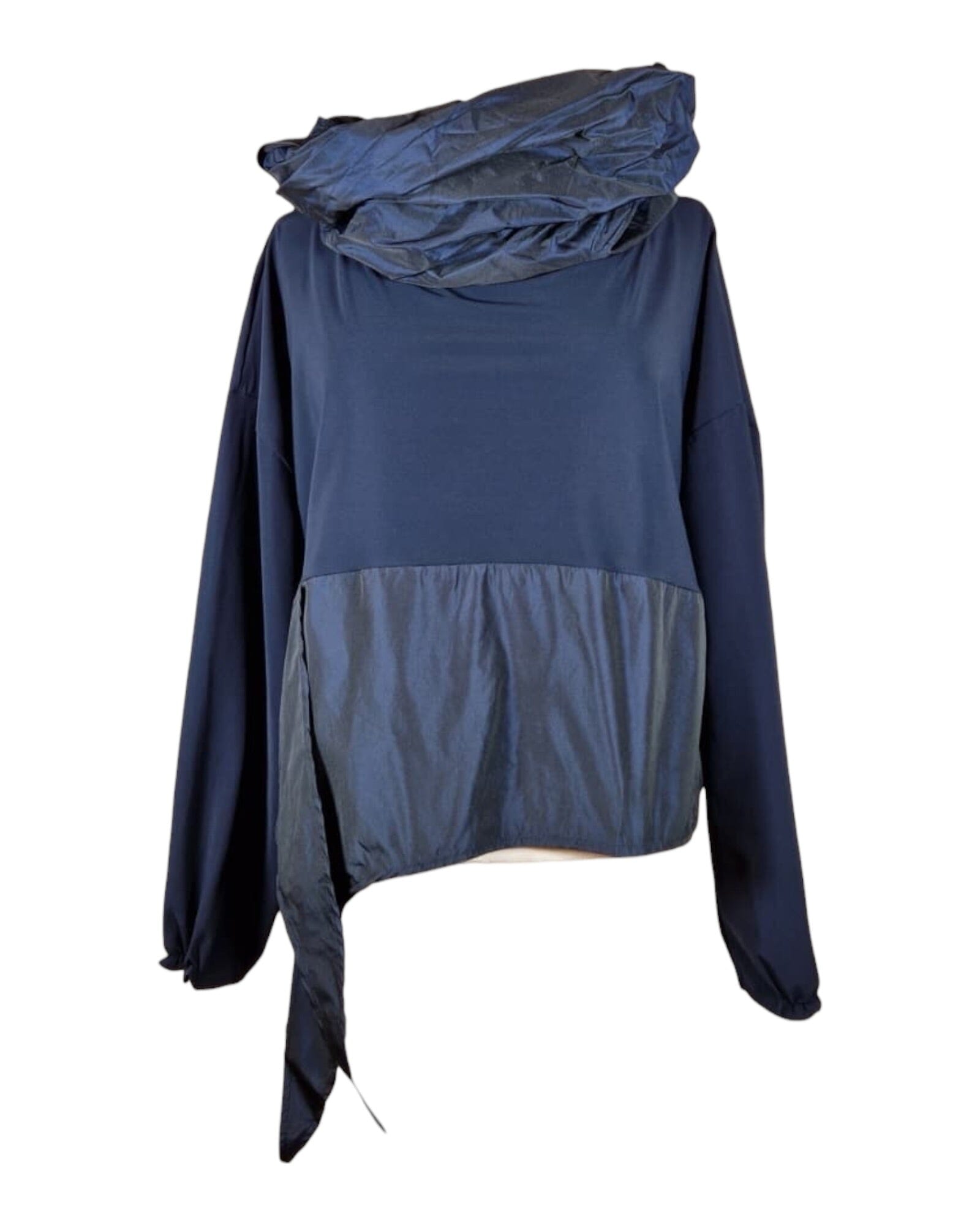 Shirt mit Taft Shirt Zeitlos by Luana Navy 34/36 