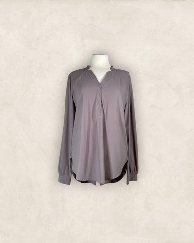 Shirt Shirt Zeitlos by Luana Dunkelnougat 1 