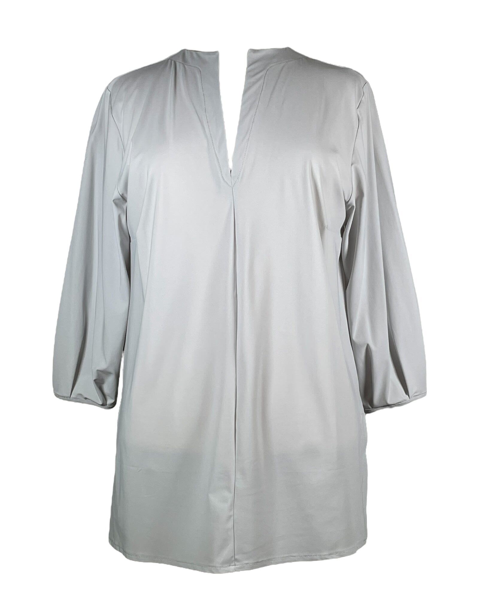 Shirt Shirt Zeitlos by Luana Hellgrau 1 