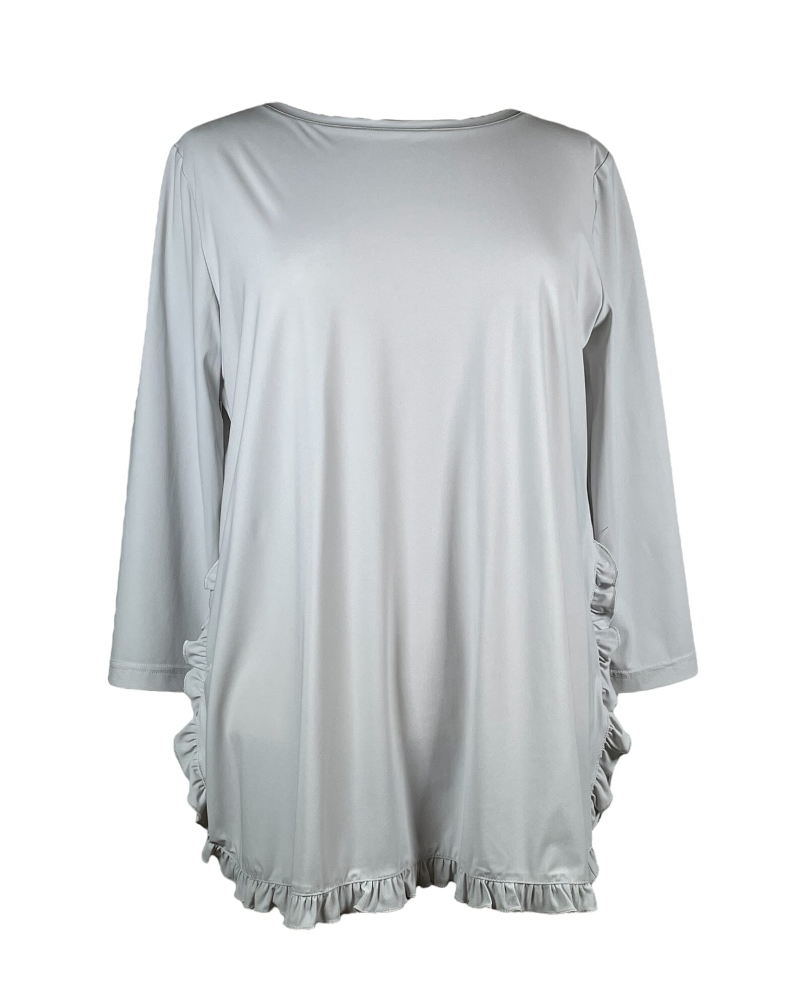 Shirt Shirt Zeitlos by Luana Hellgrau 1 