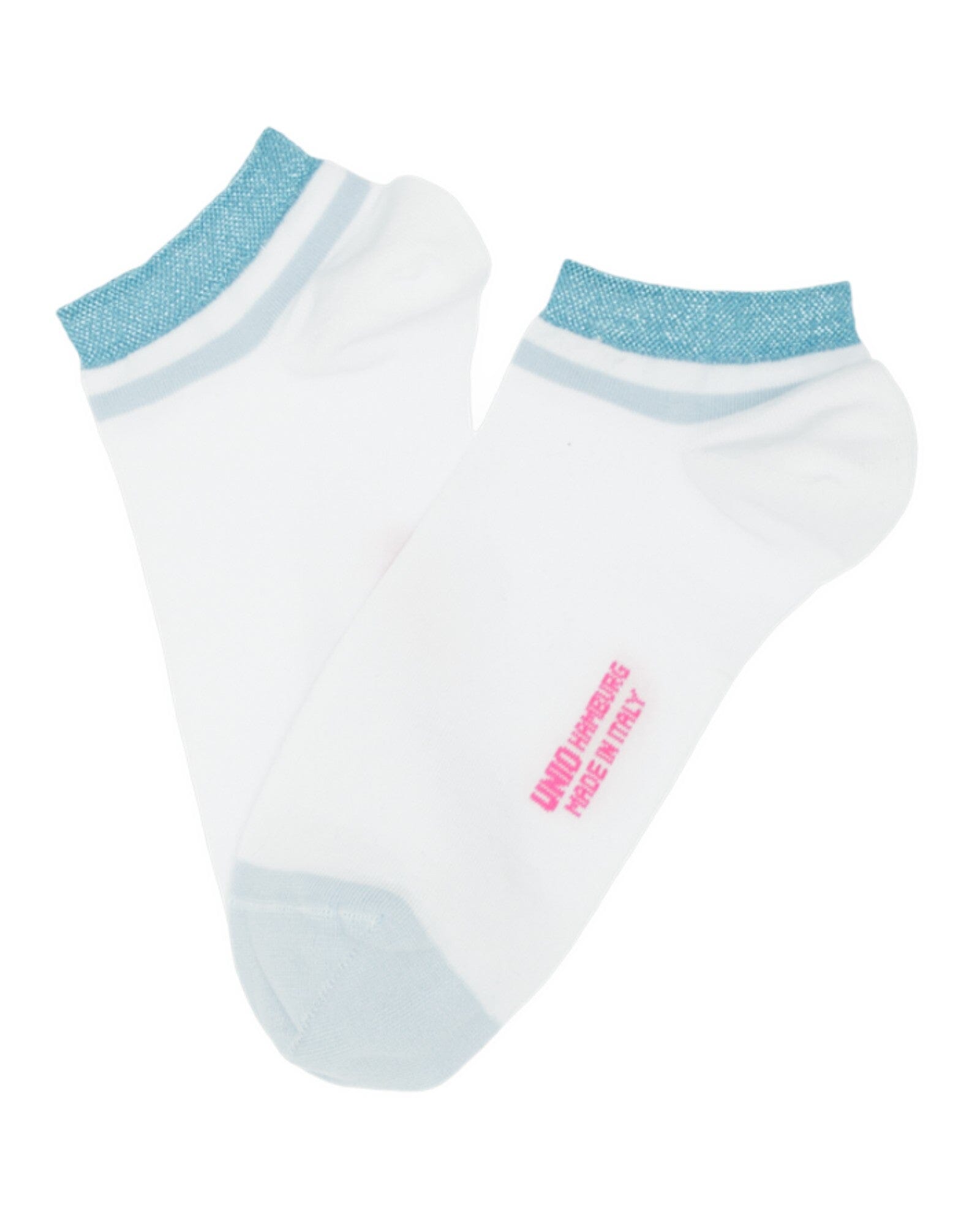 Shorty Glitzi Socken UNIO 02 White-Blue Glitzi 36-38 