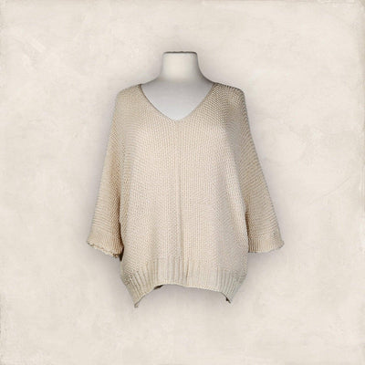 Sommer Pulli Pullover Kolibri Ulm Sand Einheitsgröße 